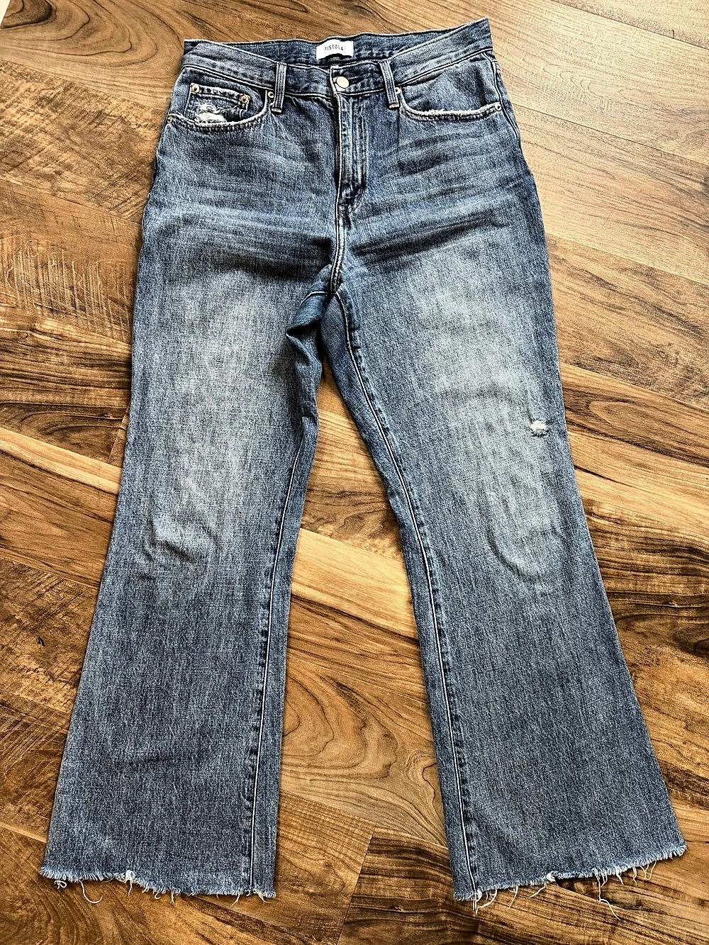 Pistola Stevie High Rise Wide Leg/Relaxed Flare denim 29